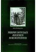 Przepisy dotyczące jezuickich burs muzycznych
