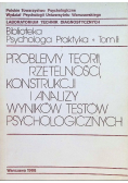 Problemy teorii, rzetelności, konstrukcji i analizy testów psychologicznych