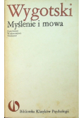 Myślenie i mowa