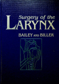 Surgery of the larynx