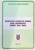 Interpretacja ważniejszych wyników badań biochemicznych surowców krwi i moczu