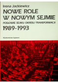 Nowe role w nowym sejmie
