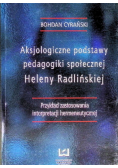 Aksjologiczne podstawy pedagogiki społecznej Heleny Radlińskiej