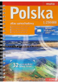 Polska 1:250 000 32 przejazdowe plany miast Atlas samochodowy