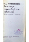 Koncepcje psychologiczne człowieka