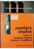 Pomiary cieplne Część II