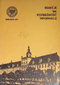 Reakcje na rozbieżność informacji