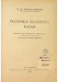 Technika głoszenia kazań 1923 r.