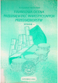Finansowana ocena przedsięwzięć inwestycyjnych przedsiębiorstw