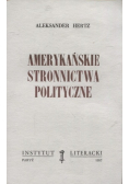 Amerykańskie stronnictwa polityczne