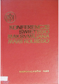 Konferencje świętego Maksymiliana Marii Kolbego