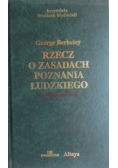 Rzecz o zasadach poznania ludzkiego