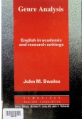 Genre Analysis