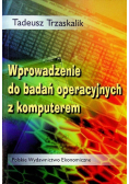 Wprowadzenie do badań operacyjnych z komputerem