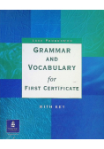 Grammar and Vocabulary for First Certificate