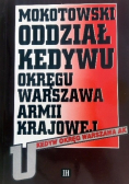 Mokotowski oddział kedywu okręgu Warszawa armii krajowej