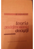 Teoria Podejmowania decyzji