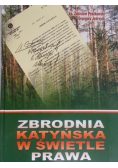Zbrodnia katyńska w świetle prawa