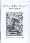 Poezja proza i dramat pamiętnik nastolatki