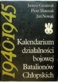 Kalendarium działalności bojowej Batalionów Chłopskich