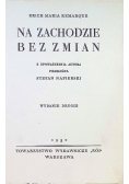 Na zachodzie bez zmian 1930 r.