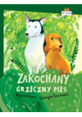 Zakochany grzeczny pies