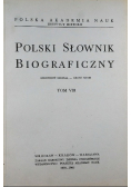 Polski Słownik Biograficzny Tom VIII