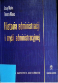 Historia administracji i myśli administracyjnej