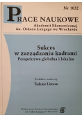 Sukces w zarządzaniu kadrami Perspektywa globalna i lokalna