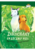 Zakochany grzeczny pies
