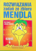 Rozwiązania zadań ze zbioru Mendla Część 4