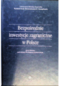 Bezpośrednie inwestycje zagraniczne