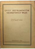 Opisy instrumentów geodezyjnych Wilda