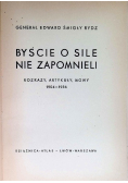 Byście o sile nie zapomnieli,  1936 r.