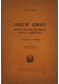 Lekcje kroju ubiorów damskich dziecinnych bielizny i modelowania 1948 r.