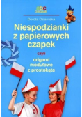 Niespodzianki z papierowych czapek czyli origami modułowe z prostokąta