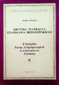 Krytyka teatralna Stanisława Brzozowskiego