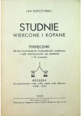 Studnie wiercone i kopane 1935 r.