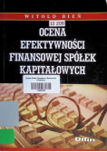Ocena efektywności finansowej spółek kapitałowych