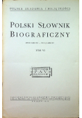Polski słownik biograficzny Tom VI reprint z 1948 r