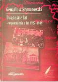 Dwanaście lat wspomnienia z lat 1927 - 1939