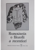 Rozważania o filozofii a recentiori