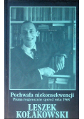Pochwała niekonsekwencji Tom III