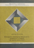 Bibliografia katalogów księgarskich wydanych w Polsce do końca wieku XVII