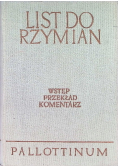 List do Rzymian Wstęp, przekład, komentarz