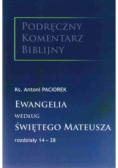 Ewangelia według świętego Mateusza rozdziały 14 - 28