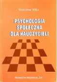 Psychologia społeczna dla nauczycieli