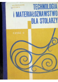 Technologia i materiałoznawstwo dla stolarzy Część II