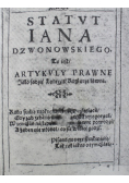 Statut Jana Dzwonowskiego