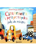 Ciężarówka i przyczepka jadą do miasta